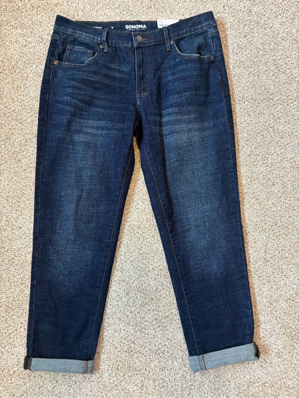 Women’s Sonoma Mid Rise Girlfriend Jean Capris